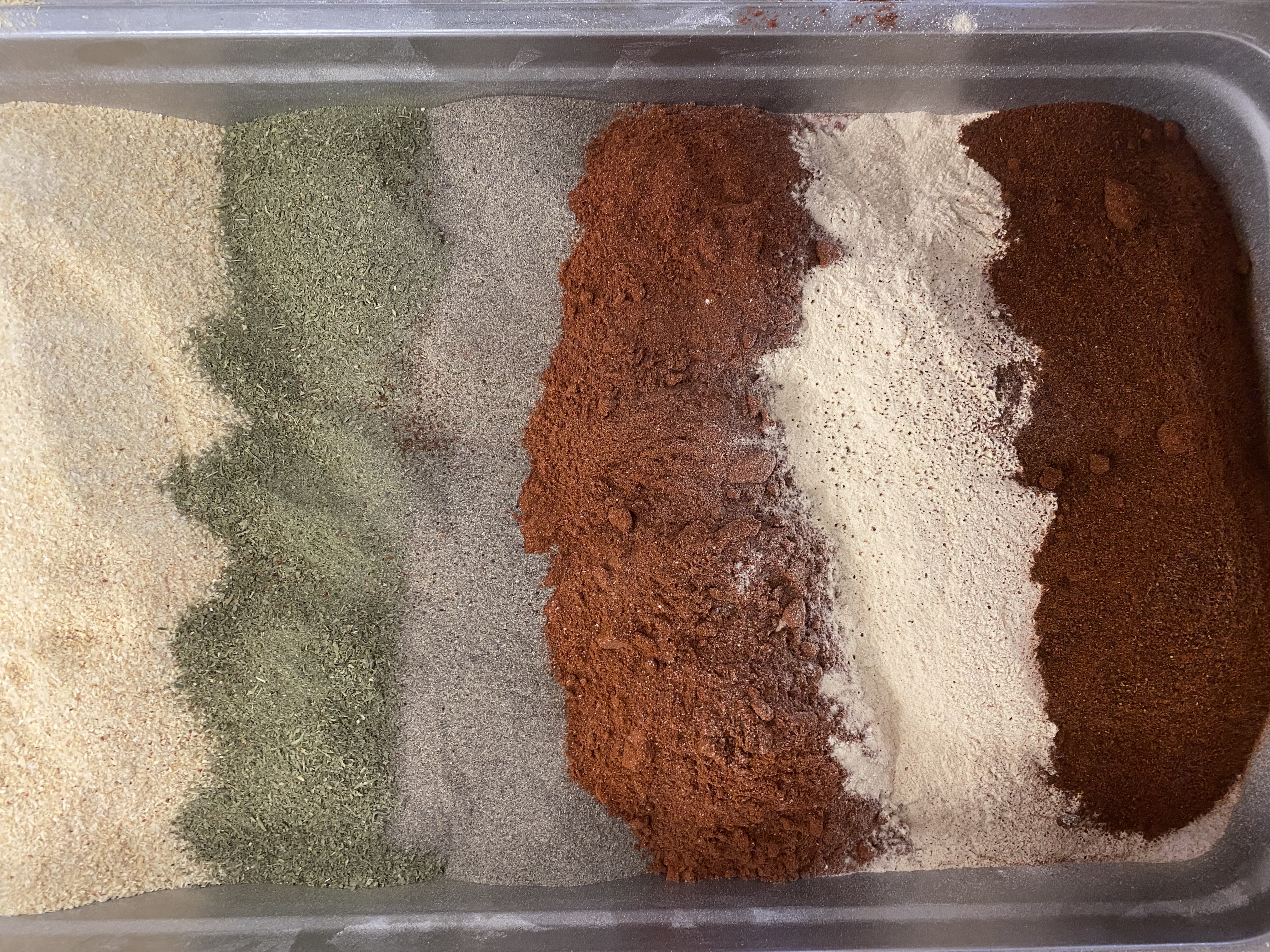 Colourful spice powders — the ingredients behind every Parr's Jars blend